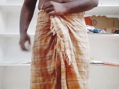 Indian boy showing his cock after bathing. Comment who want it.