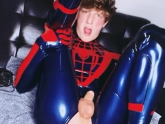 Halloween Costume Lad supah hero costume play pornography compilation