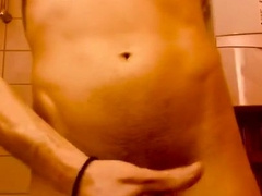 Have Fun with Fake Penis and Thumbs in the Shower Dual Invasion