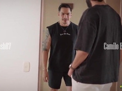 Neighbor Error! Timid Man Bj's Yam-sized Man rod & Gets Wet Internal cumshot