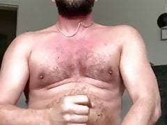 Daddy having fun alone