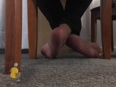 GINORMOUS THICK SOLES - LIL MANT UNDER THE TABLE - MANLYFOOT - STEP-DAD SHRUNK ME DOWN -