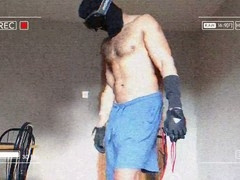 Muscular bulge workout compilation featuring Reece From Brum