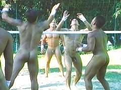 SPIKE IT NAKED!- 8 Muscle Volleyballers