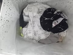 Wife panties cum