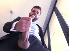 Suited Office Boss - Hot Gay Solo