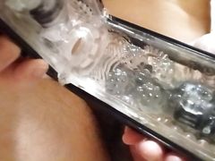 Japan male missionary anal masturbation cums with pleasure climax dry orgasm