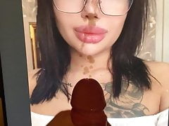 Cum Tribute Slut face girl