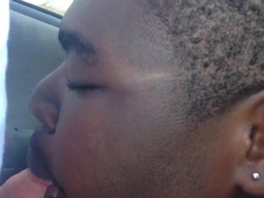 Round Gayboy Bi-racial Oral job in Public