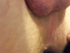 Gingerguy playing with butt plug