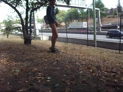 Stroking near Highway