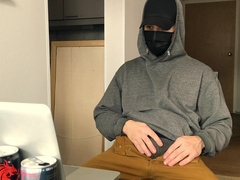 Fledgling hetero school man can't hold his cumload any longer