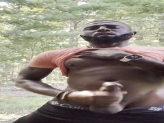 I Hope I Don't Get Caught Cumming Like This Behind This Plaza