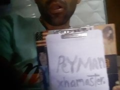 My name is peyman and i love you