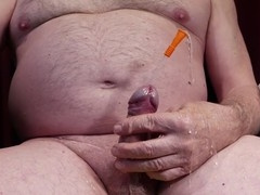 Enjoying some extreme sounding and peeing play