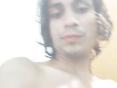 Full nude body showing in bathroom India desi cross dresser village shemal gay