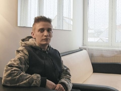 Young European man enjoys POV anal sex