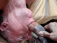 Gay bbc deepthroat, pussy-smothering, big gay daddy cock