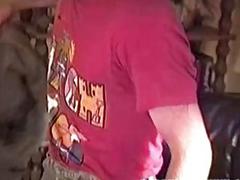 Handsome dad shows off his body, asshole and dripping meat