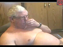 grandpa exhilarates his trunk