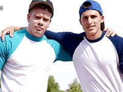 Uniformed hottie Prestin Presley fucks everything