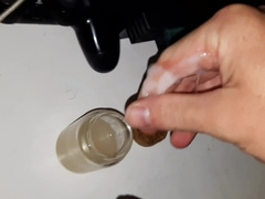 Creating A Jism Chalice / ten Geysers Of Jizm In My Jar!