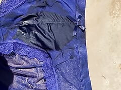 COVERING A PAIR OF PANTYS FOR THE 2ND TIME FOR A HORNY CUSTOMER