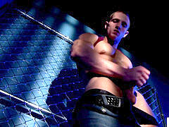 ripped straight wolf milking cut cock in solo