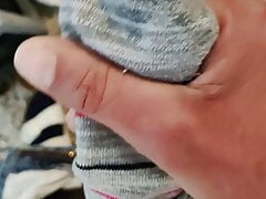 Stinkende Socke der Nachbarin veredelt