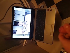 Masturbing and cumming watching porn