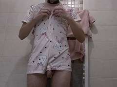 Check out my clitty cleaning session as I get ready for some sofa fun