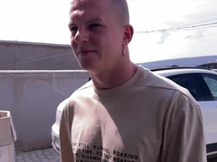 A lovely doll put her beau’s cock-squeezing backside under her paramour’s phat jizz-shotgun.