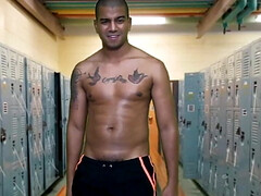 Alpha boy after playing sports at college went to shower