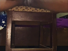 Jizz adore my monster BIG BLACK COCK and gargle on my saggy ballsack