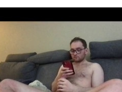 Hairy Guy's Cock Explodes During Solo Act