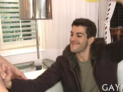 Naughty strippers want a straight dude's hard cock in their tight assholes