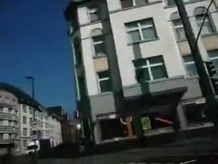 Wanking off in public