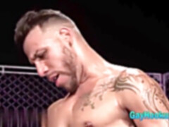 Pretty boy Gets lubed Up and drilled by Manly Man
