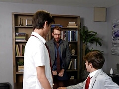 The man is powerless as he watches these two get it on