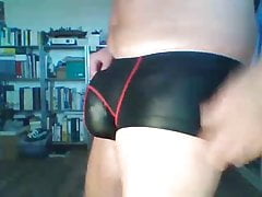 me in black spandex gear