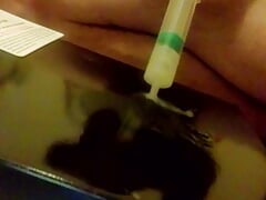 Squirting Out My Own Spunk From My Ass