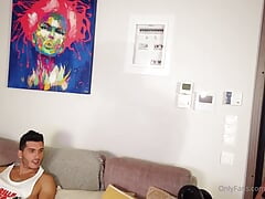 I blow my straight bro after his workout