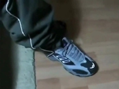 Horny adidas stud jerking off in sports camp dorm room