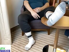 White Stance Skater Socks