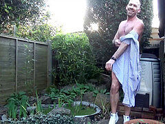 Gay big cock, risky nudity, nude public