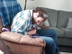 Man sucking  his  own  cock