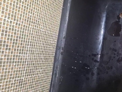 Smooth-shaven humped himself in the bootie and poured explosions of jelly all over the bathtub!!!