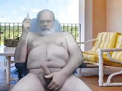 Daddy cums on cam