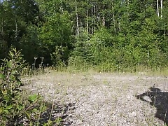prissy sissy in the woods