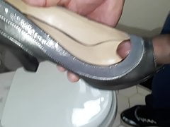 white milf peeptoes and used thong